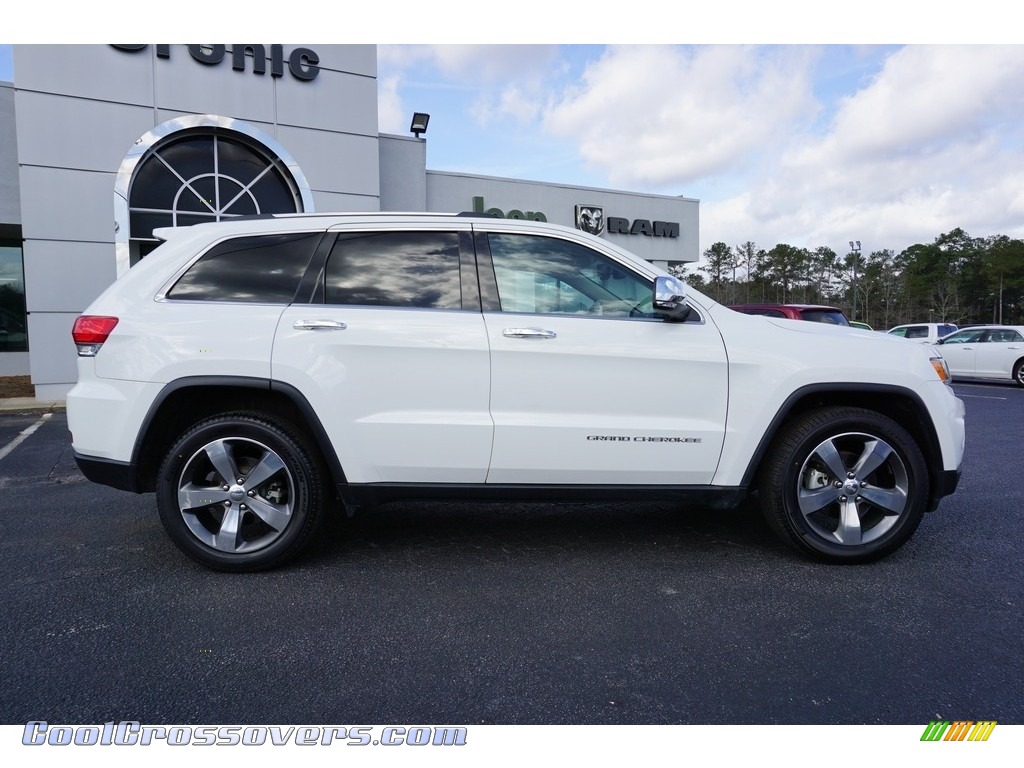 2015 Grand Cherokee Limited - Bright White / Black/Light Frost Beige photo #15