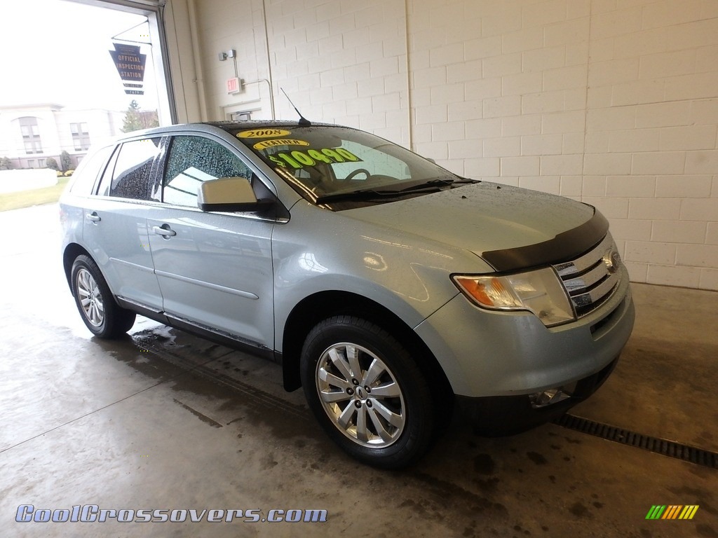 Light Ice Blue Metallic / Charcoal Ford Edge Limited AWD