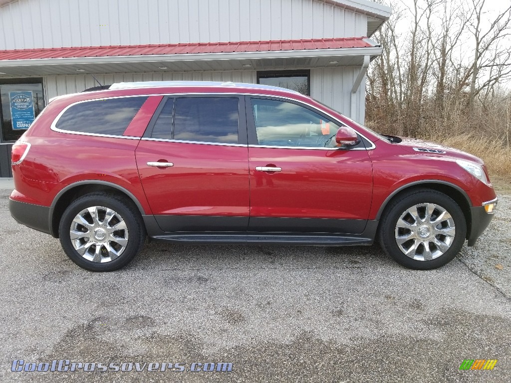 2012 Enclave AWD - Crystal Red Tintcoat / Cashmere photo #2