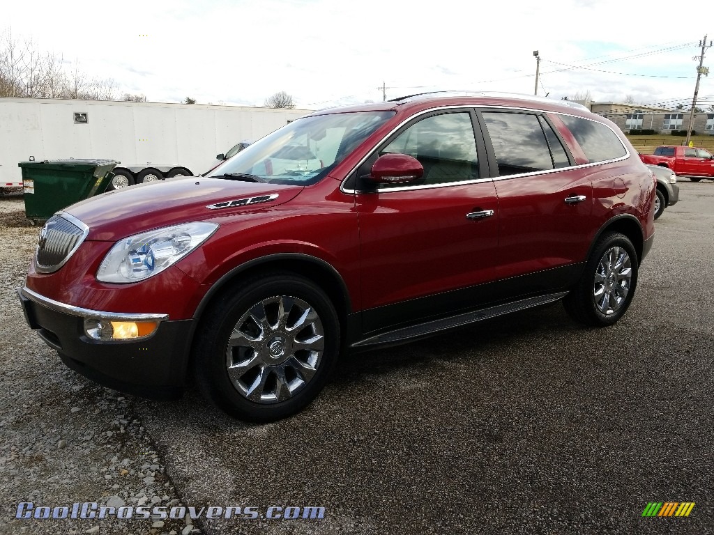 2012 Enclave AWD - Crystal Red Tintcoat / Cashmere photo #8