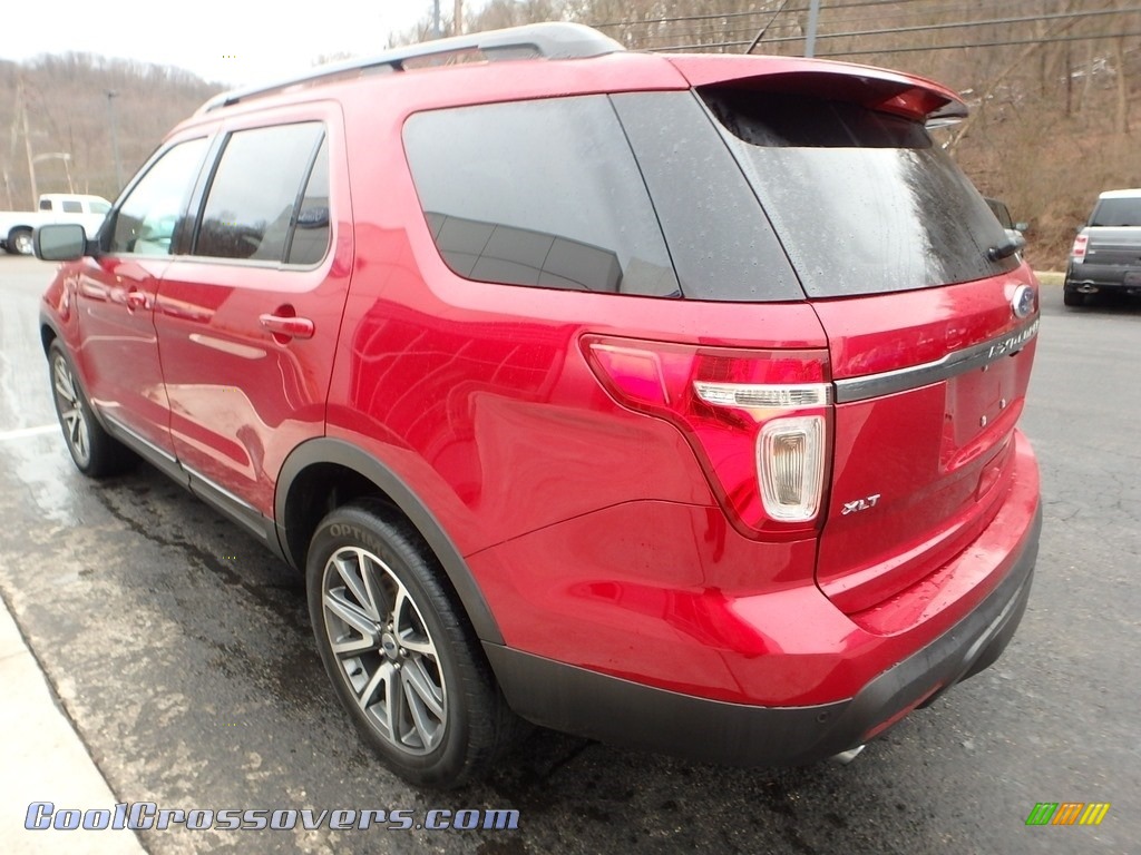 2015 Explorer XLT 4WD - Ruby Red / Charcoal Black photo #4