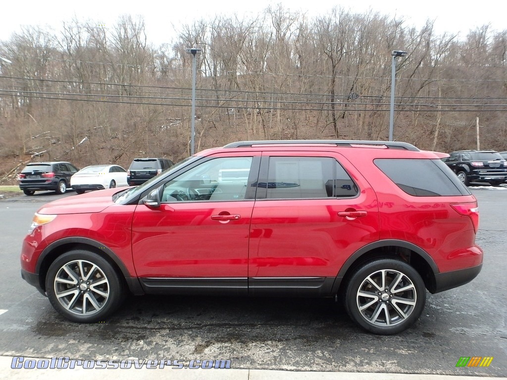 2015 Explorer XLT 4WD - Ruby Red / Charcoal Black photo #5