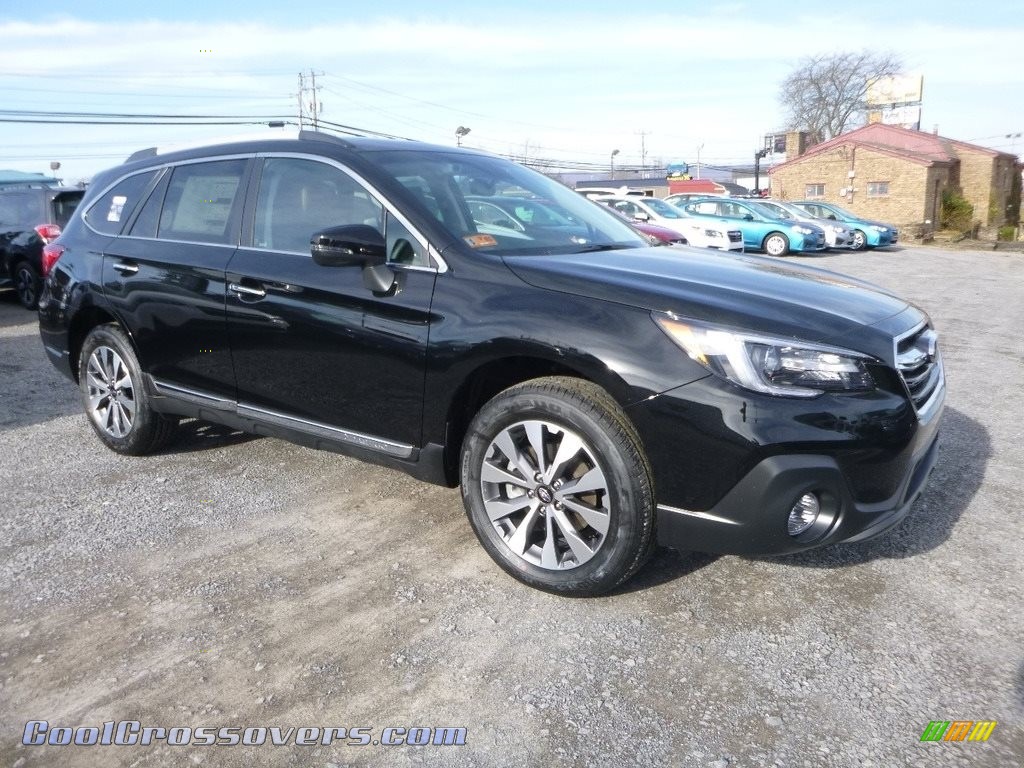 2018 Outback 3.6R Touring - Crystal Black Silica / Java Brown photo #1