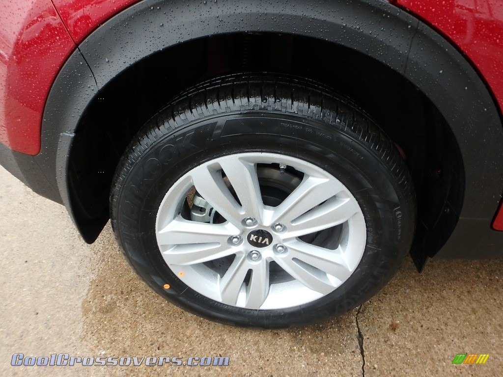 2018 Sportage LX AWD - Hyper Red / Black photo #2