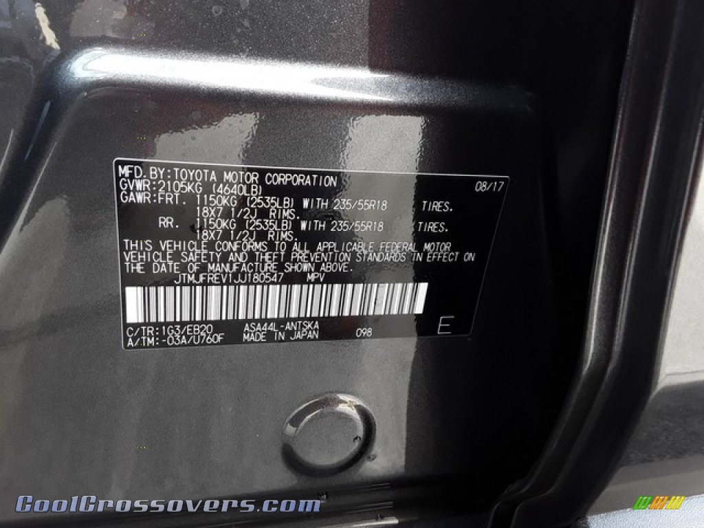 2018 RAV4 SE AWD - Magnetic Gray Metallic / Black photo #18