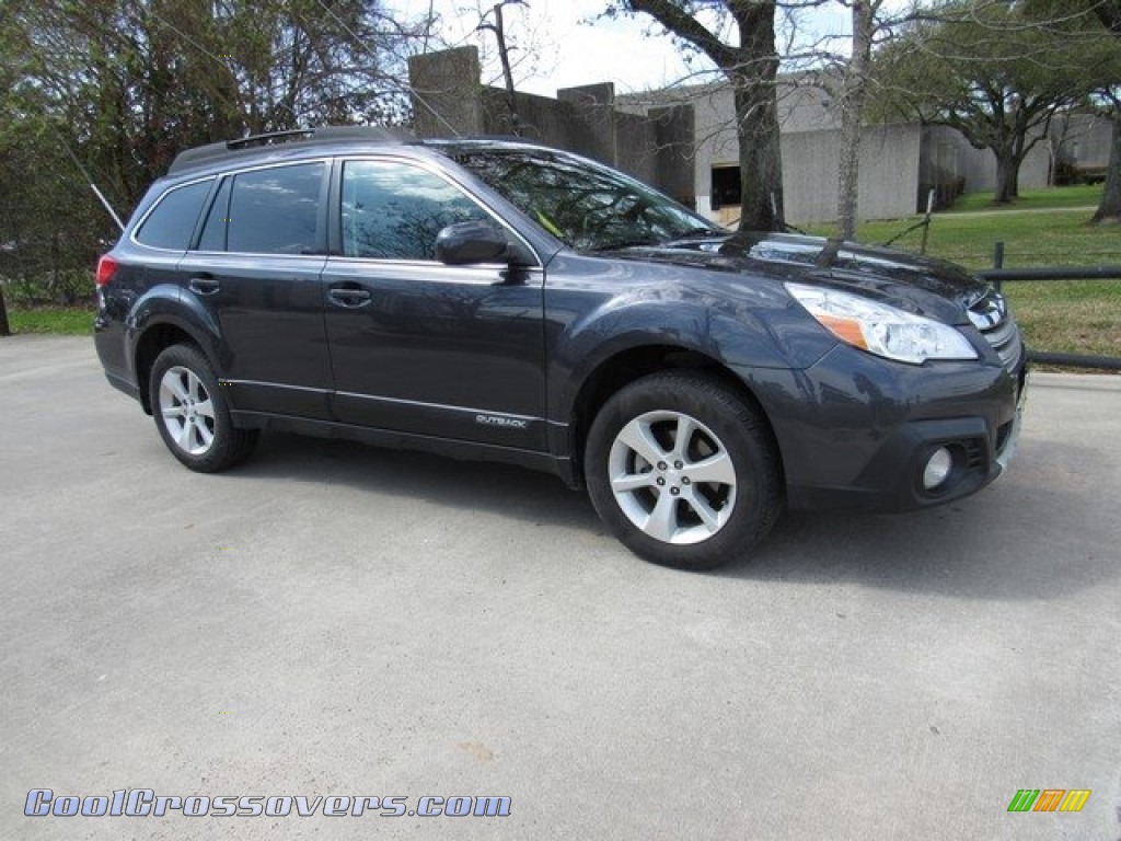 2013 Outback 2.5i Limited - Graphite Gray Metallic / Off Black Leather photo #1