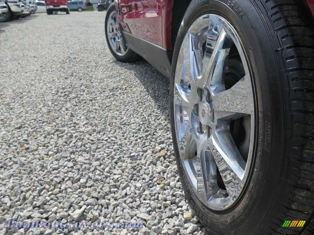 2010 SRX 4 V6 Turbo AWD - Crystal Red Tintcoat / Shale/Brownstone photo #12