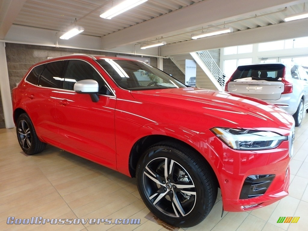 2018 XC60 T6 AWD R Design - Passion Red / Charcoal photo #1