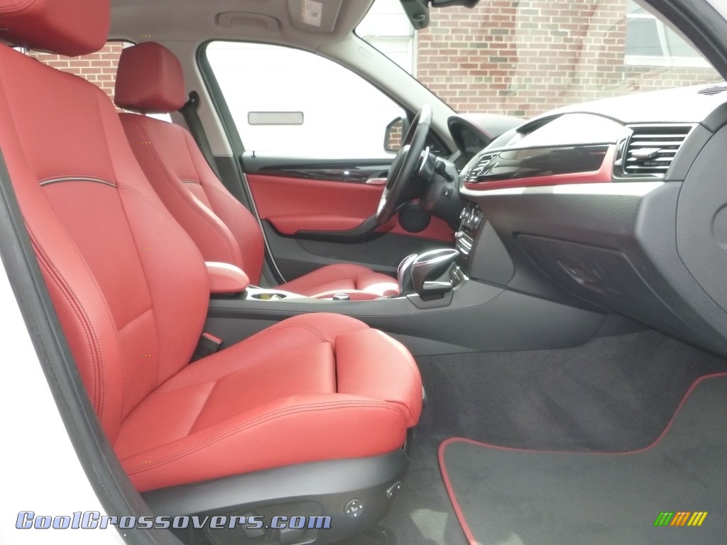 2015 X1 xDrive28i - Mineral White Metallic / Coral Red/Grey-Black Piping photo #26