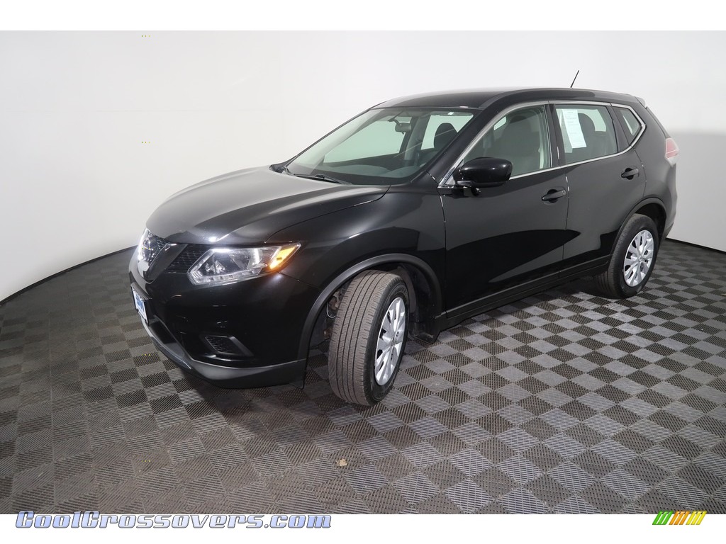 2016 Rogue S AWD - Magnetic Black / Charcoal photo #8
