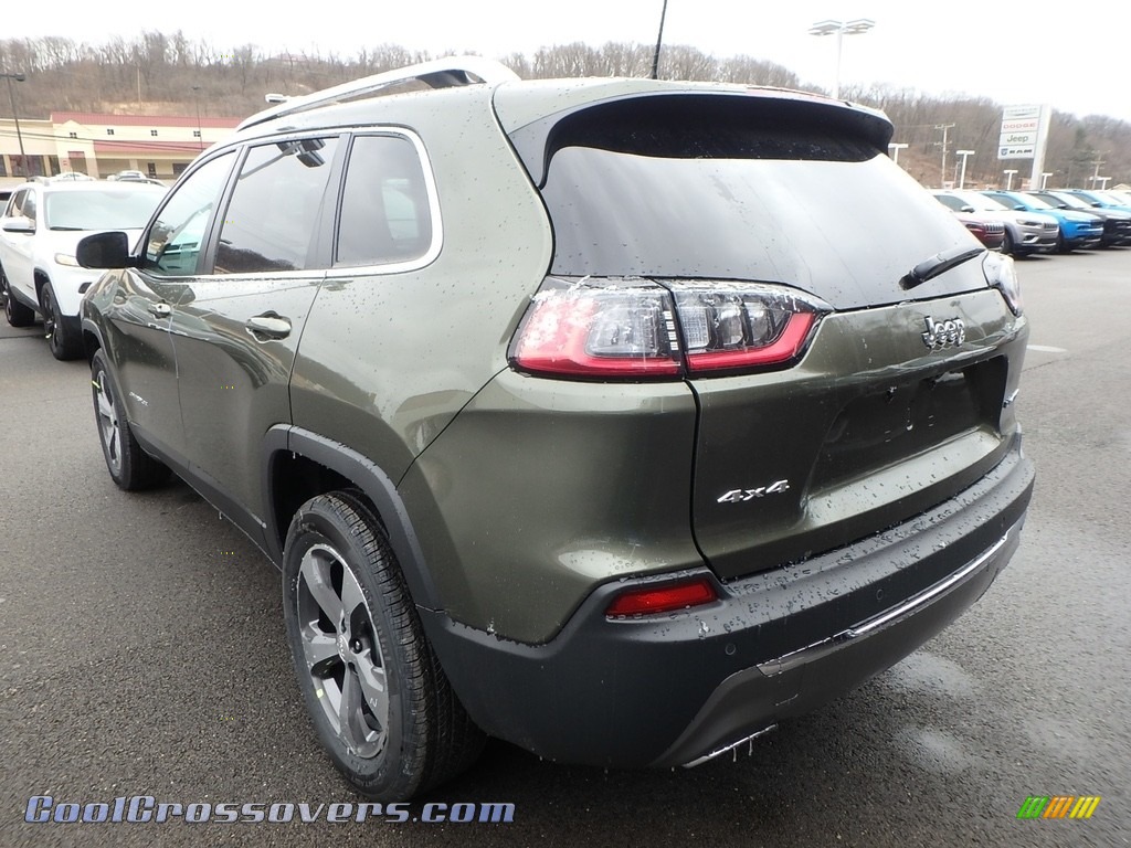 2019 Cherokee Limited 4x4 - Olive Green Pearl / Black photo #3