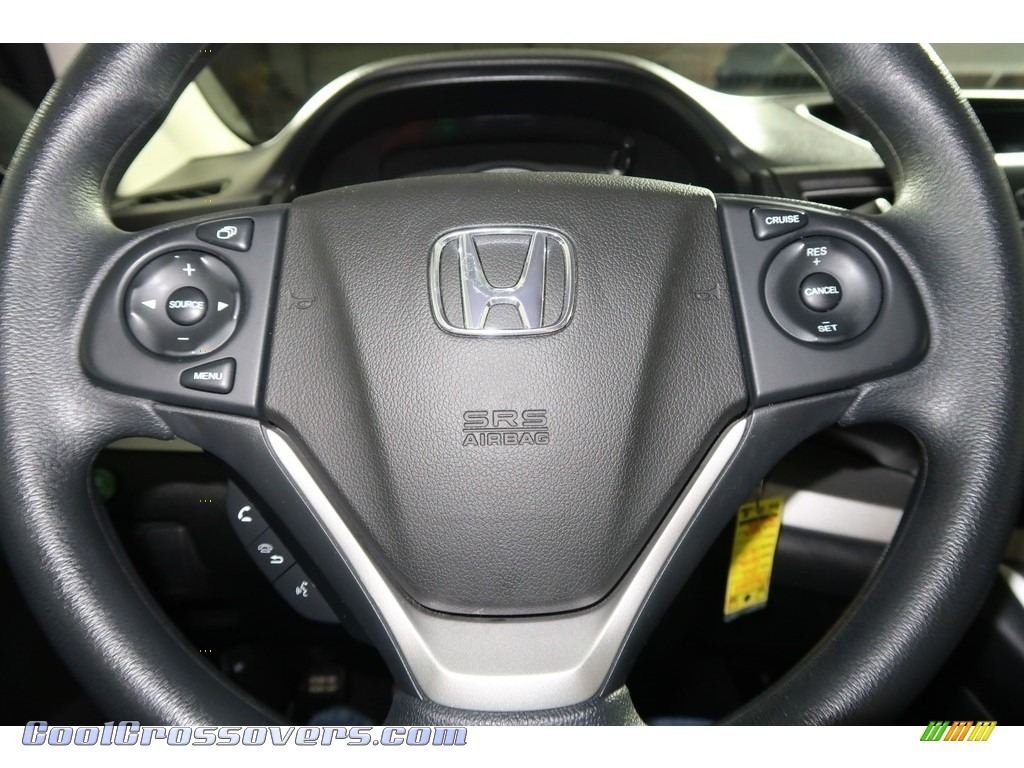 2012 CR-V EX 4WD - Crystal Black Pearl / Gray photo #15