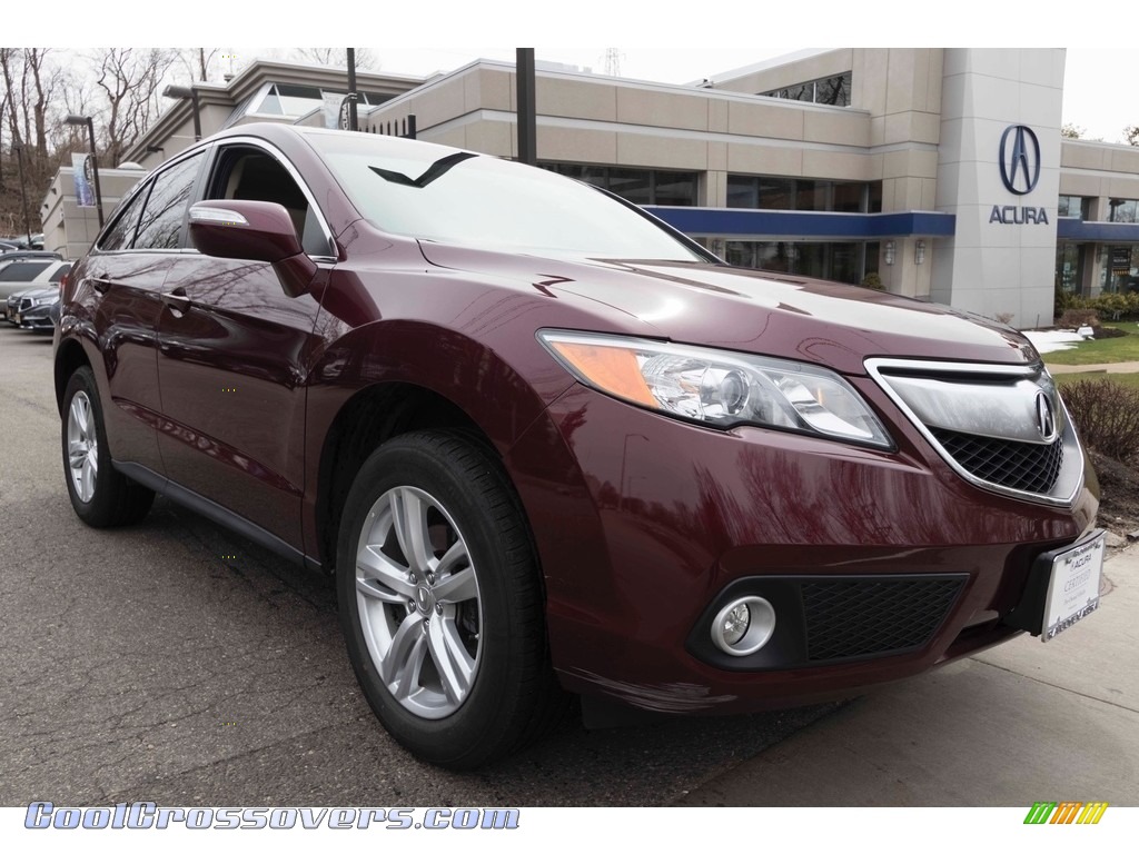 2013 RDX Technology AWD - Basque Red Pearl II / Parchment photo #1
