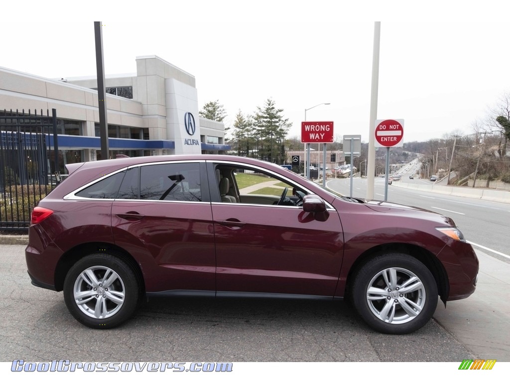 2013 RDX Technology AWD - Basque Red Pearl II / Parchment photo #3