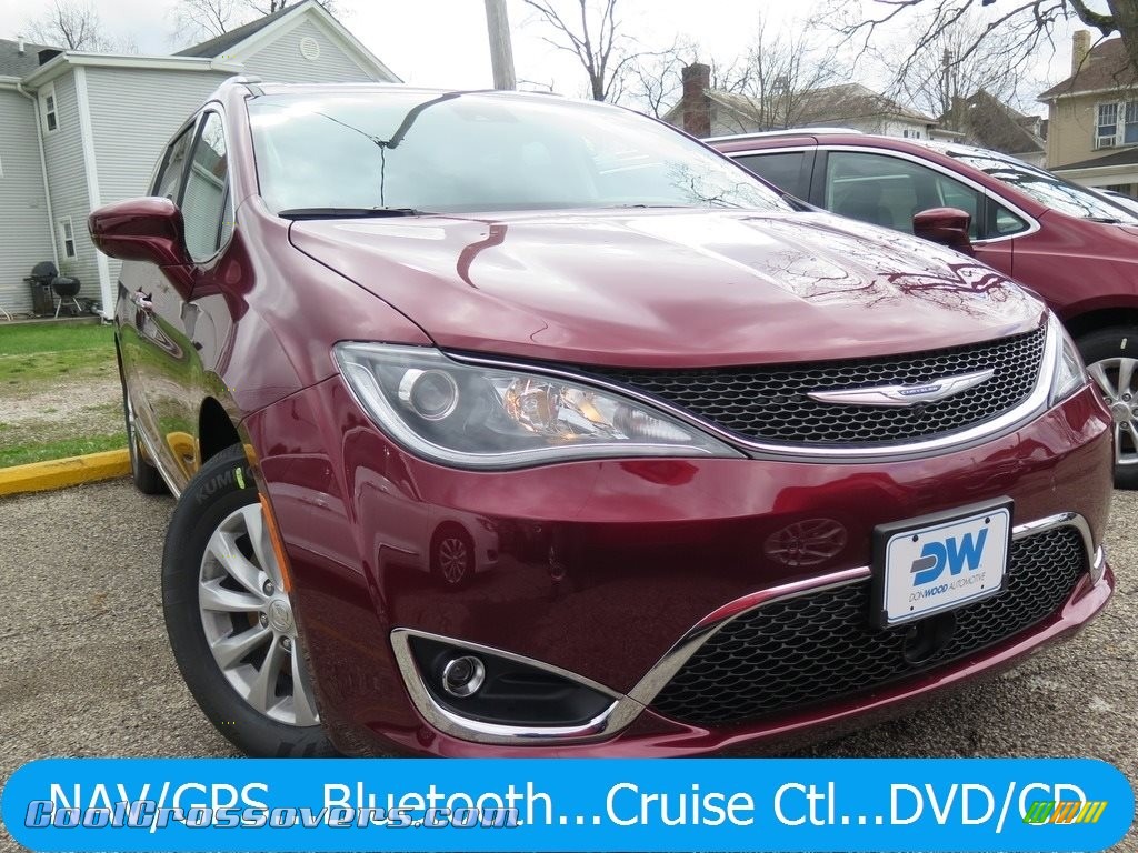 2018 Pacifica Touring L Plus - Velvet Red Pearl / Black/Alloy photo #1