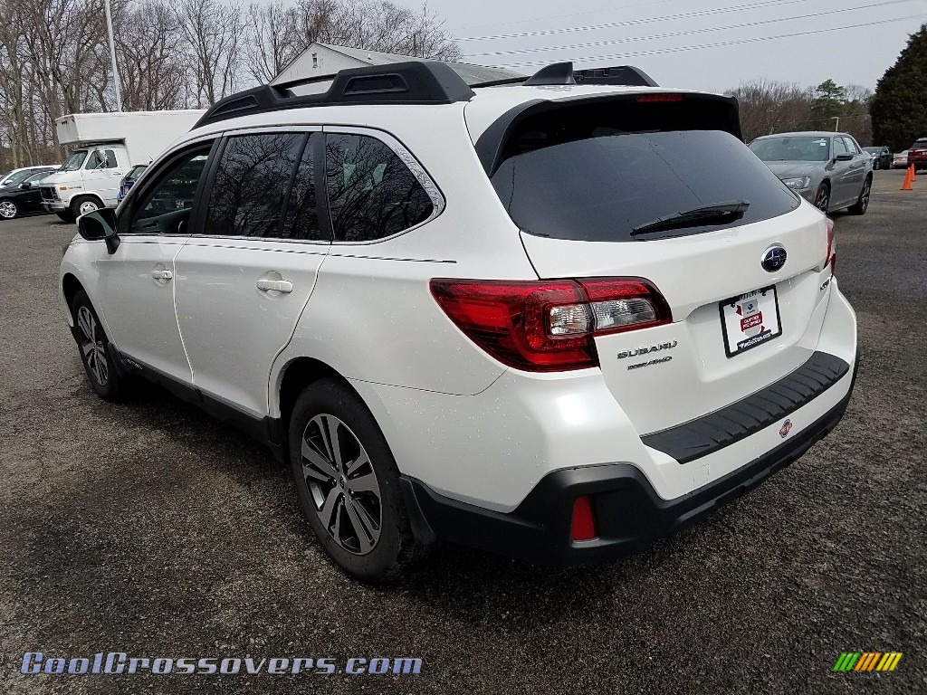 2018 Outback 2.5i Limited - Crystal White Pearl / Black photo #2