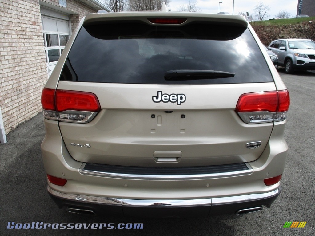 2014 Grand Cherokee Summit 4x4 - Cashmere Pearl / Summit Grand Canyon Jeep Brown Natura Leather photo #4