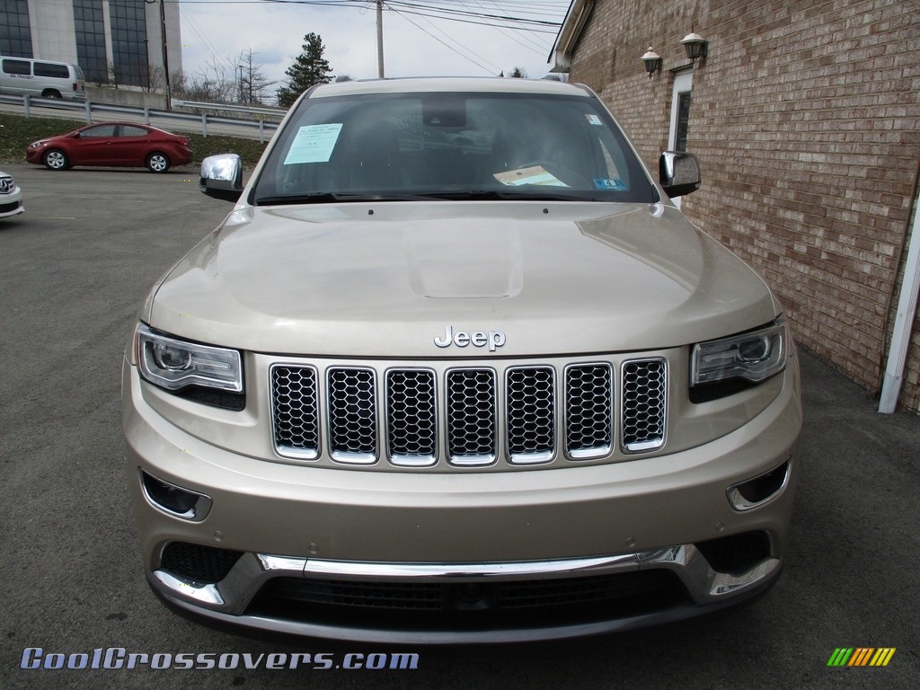 2014 Grand Cherokee Summit 4x4 - Cashmere Pearl / Summit Grand Canyon Jeep Brown Natura Leather photo #8