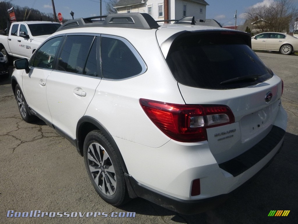 2016 Outback 2.5i Limited - Crystal White Pearl / Warm Ivory photo #3
