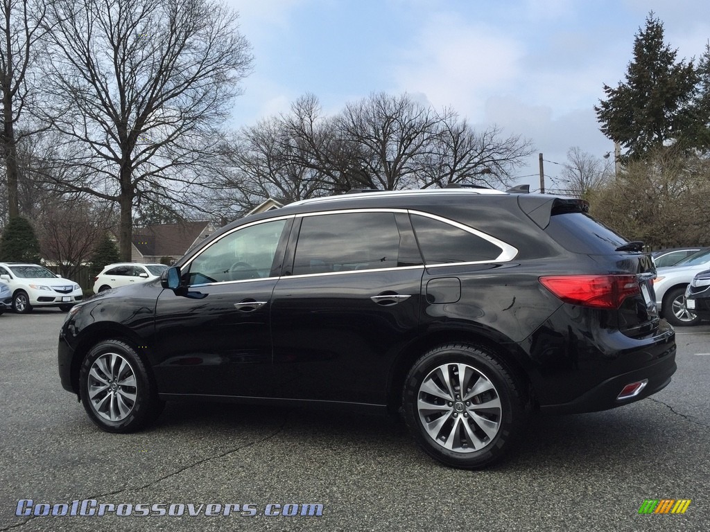 2016 MDX SH-AWD Technology - Crystal Black Pearl / Parchment photo #5