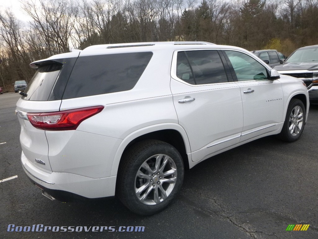 2018 Traverse High Country AWD - Iridescent Pearl Tricoat / High Country Jet Black/Loft Brown photo #5