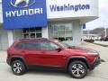 Jeep Cherokee Trailhawk 4x4 Deep Cherry Red Crystal Pearl photo #2