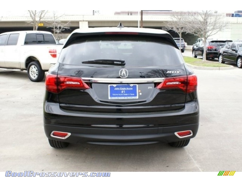 2016 MDX Technology - Crystal Black Pearl / Parchment photo #6