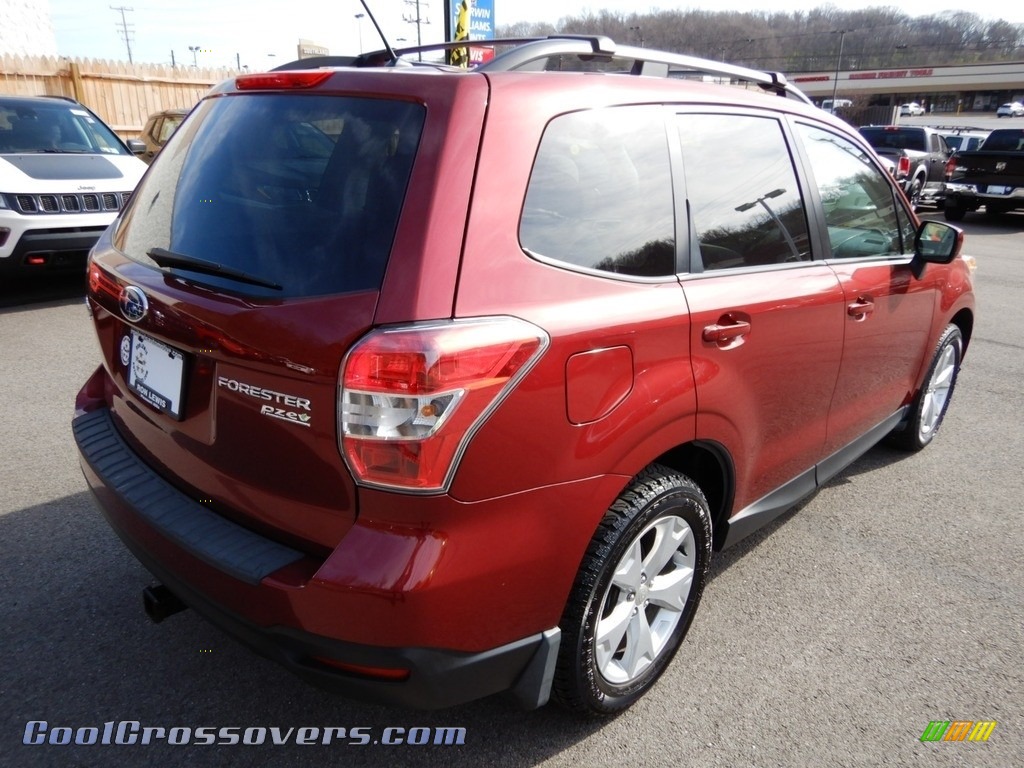 2015 Forester 2.5i Premium - Venetian Red Pearl / Gray photo #6