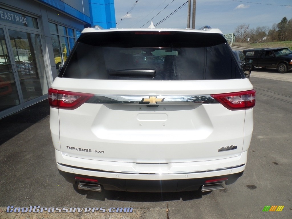 2018 Traverse High Country AWD - Iridescent Pearl Tricoat / High Country Jet Black/Loft Brown photo #12