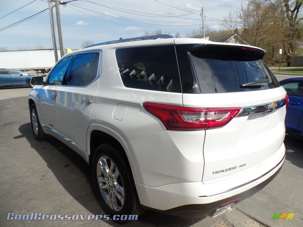 2018 Traverse High Country AWD - Iridescent Pearl Tricoat / High Country Jet Black/Loft Brown photo #13