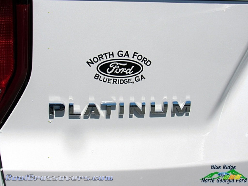 2018 Explorer Platinum 4WD - White Platinum / Medium Soft Ceramic photo #36