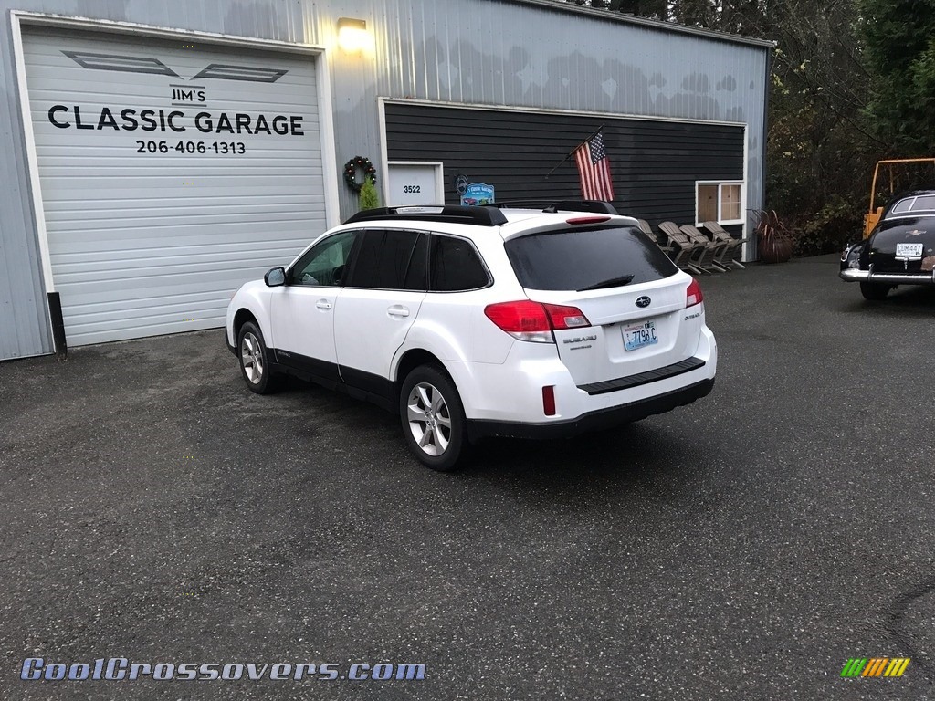 2014 Outback 2.5i Limited - Satin White Pearl / Ivory photo #10