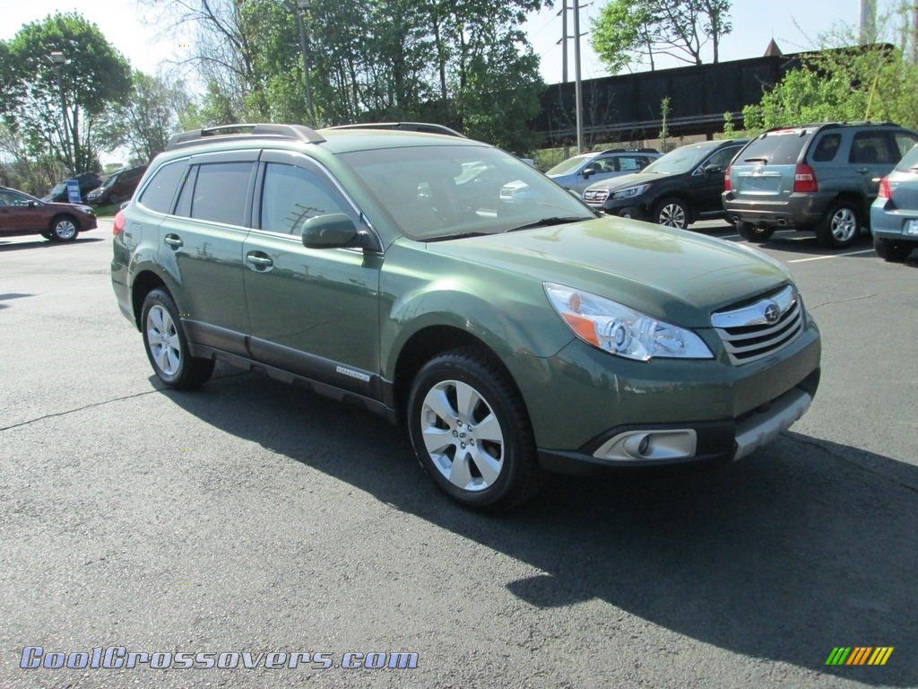 2012 Outback 2.5i Limited - Cypress Green Pearl / Warm Ivory photo #4