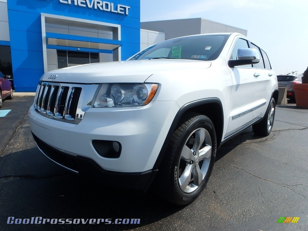 2013 Grand Cherokee Limited 4x4 - Bright White / Black/Light Frost Beige photo #2