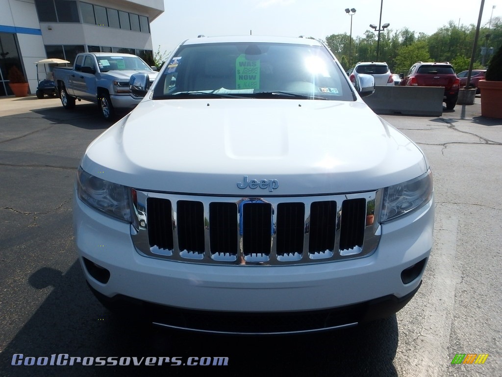 2013 Grand Cherokee Limited 4x4 - Bright White / Black/Light Frost Beige photo #13