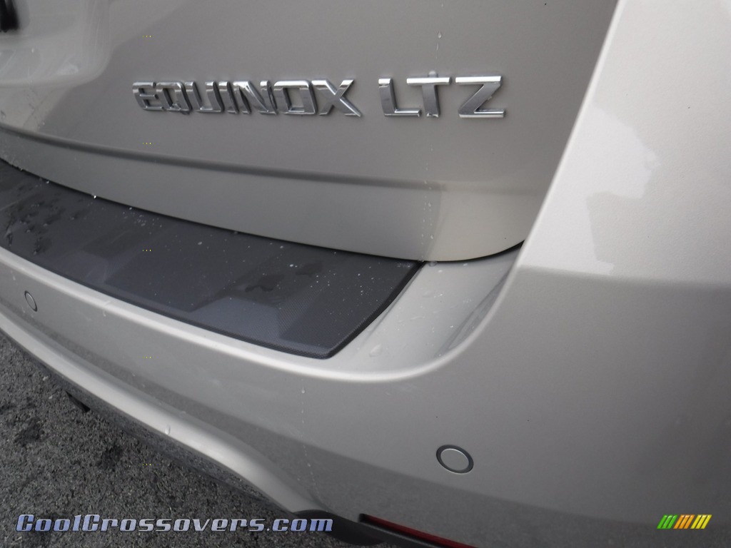 2010 Equinox LTZ AWD - Gold Mist Metallic / Jet Black/Brownstone photo #12