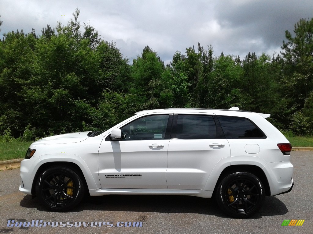 Bright White / Black Jeep Grand Cherokee Trackhawk 4x4