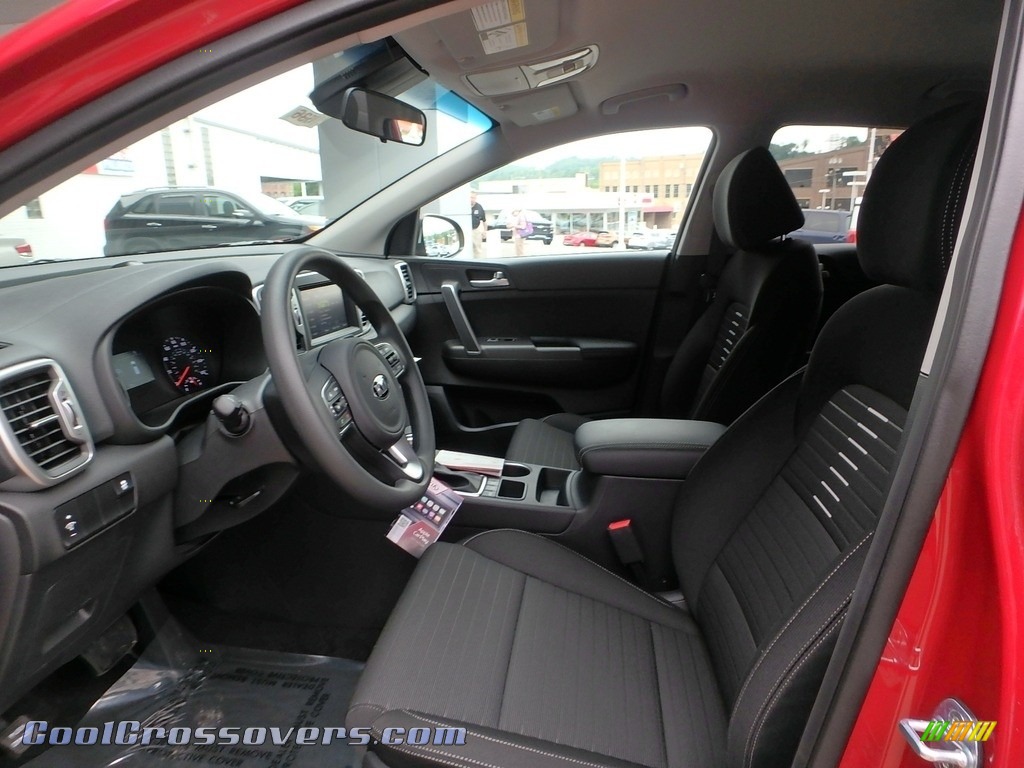 2018 Sportage LX AWD - Hyper Red / Black photo #11