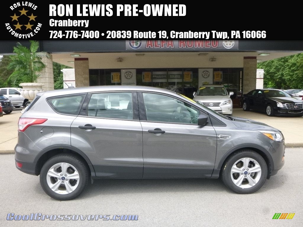 Sterling Gray / Charcoal Black Ford Escape S
