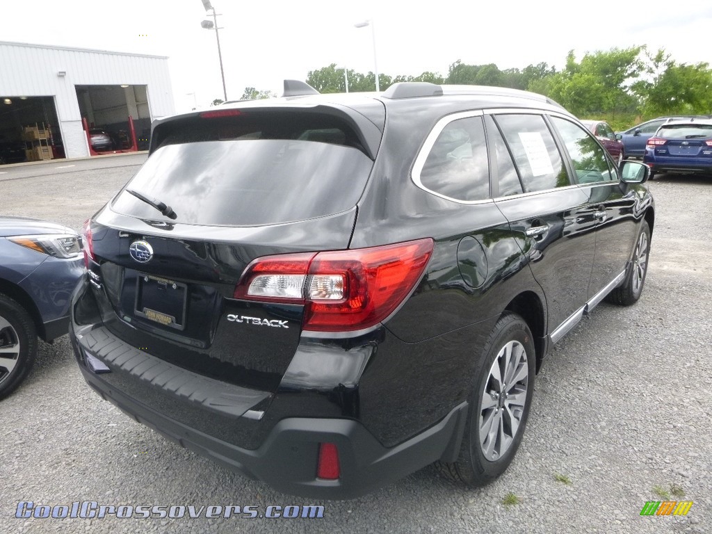 2018 Outback 2.5i Touring - Crystal Black Silica / Java Brown photo #4