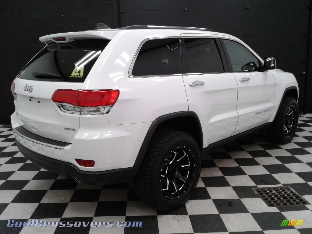 2015 Grand Cherokee Limited 4x4 - Bright White / Black/Light Frost Beige photo #6