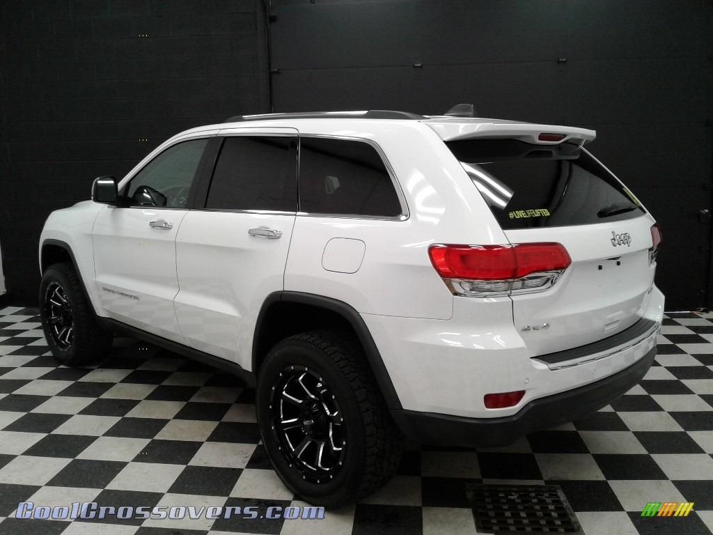 2015 Grand Cherokee Limited 4x4 - Bright White / Black/Light Frost Beige photo #8