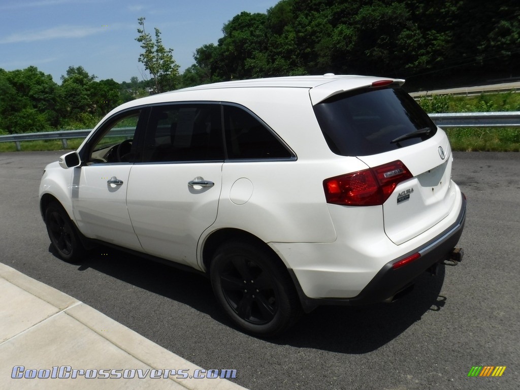 2010 MDX Technology - Aspen White Pearl / Taupe Gray photo #8