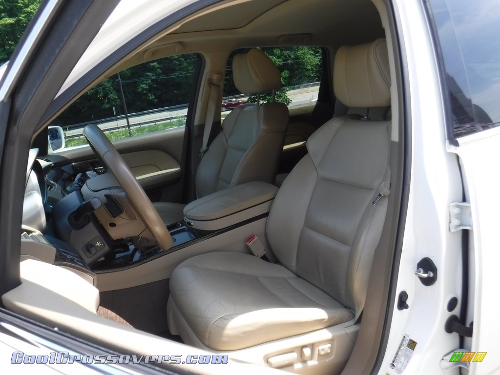 2010 MDX Technology - Aspen White Pearl / Taupe Gray photo #13