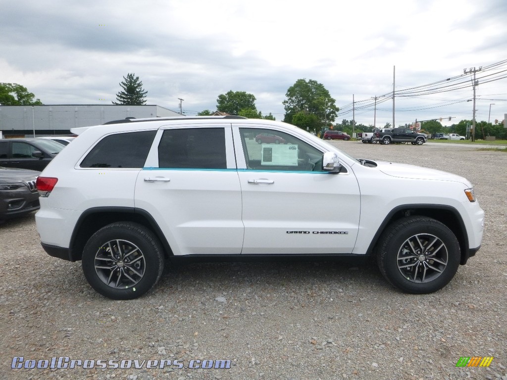 2018 Grand Cherokee Limited 4x4 - Bright White / Black/Light Frost Beige photo #6