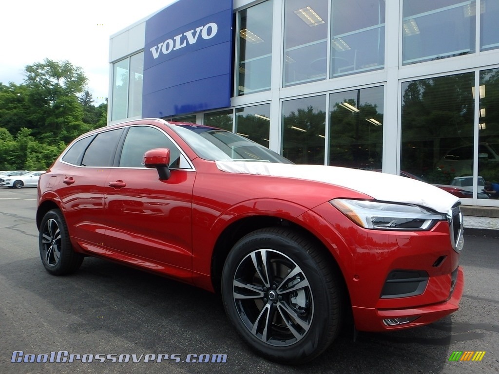 Fusion Red Metallic / Charcoal Volvo XC60 T6 AWD Momentum