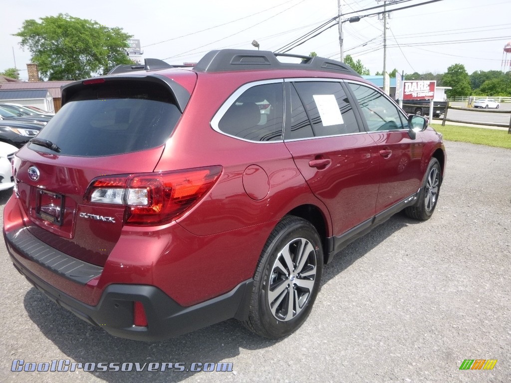 2018 Outback 2.5i Limited - Crimson Red Pearl / Ivory photo #4
