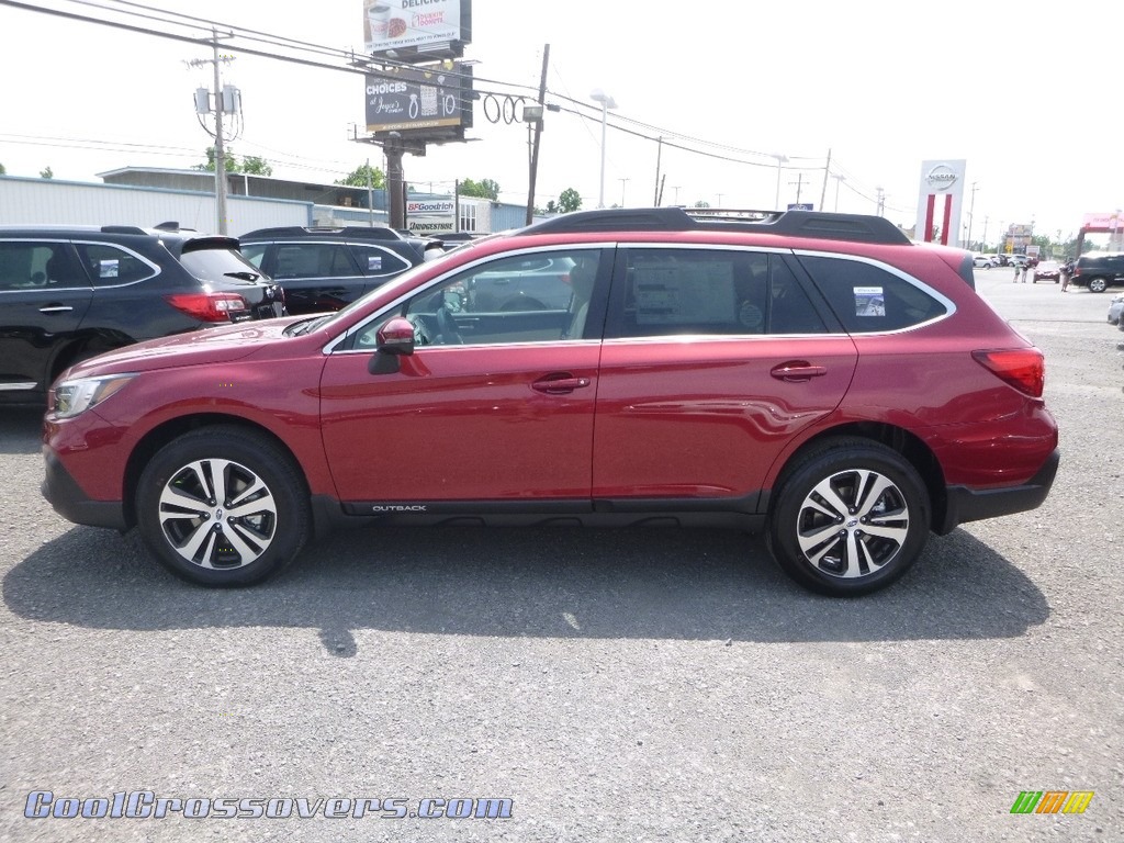2018 Outback 2.5i Limited - Crimson Red Pearl / Ivory photo #7