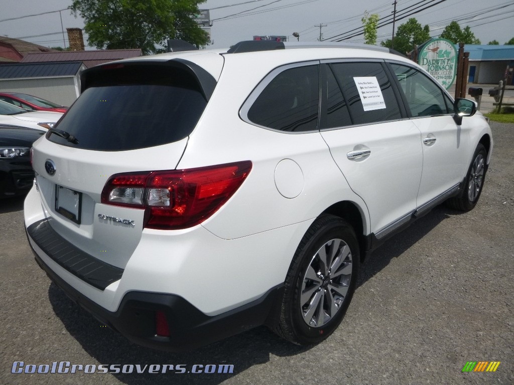 2018 Outback 2.5i Touring - Crystal White Pearl / Java Brown photo #4