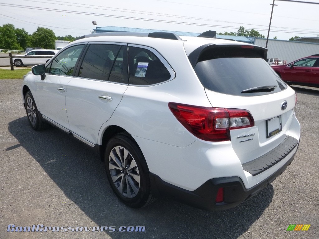 2018 Outback 2.5i Touring - Crystal White Pearl / Java Brown photo #6